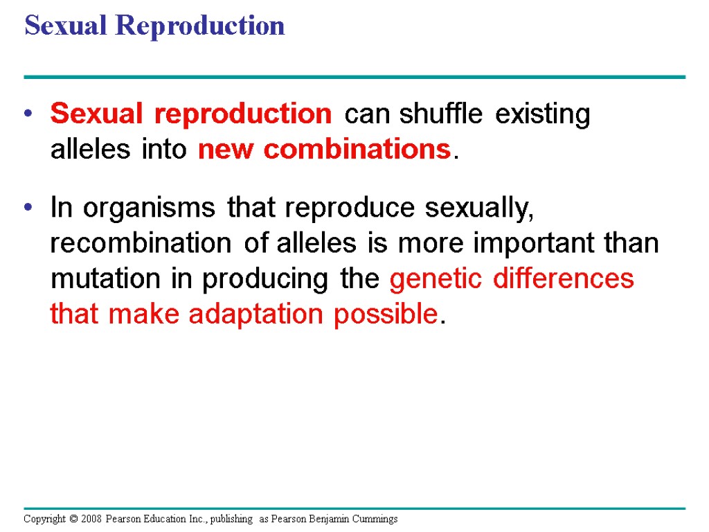 Chapter 23 The Evolution Of Populations Overview The